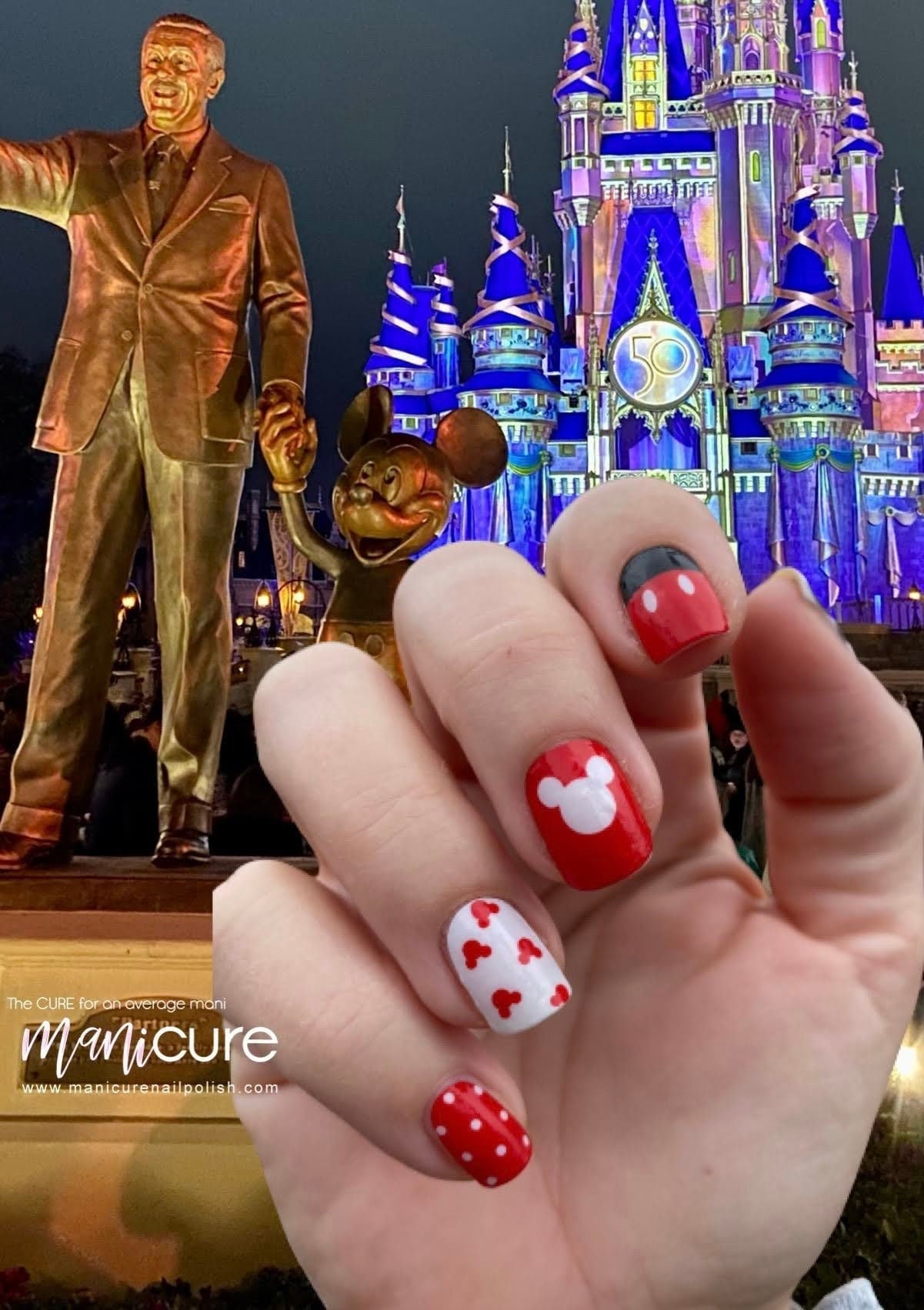 Mickey and Minnie Nail Stickers 