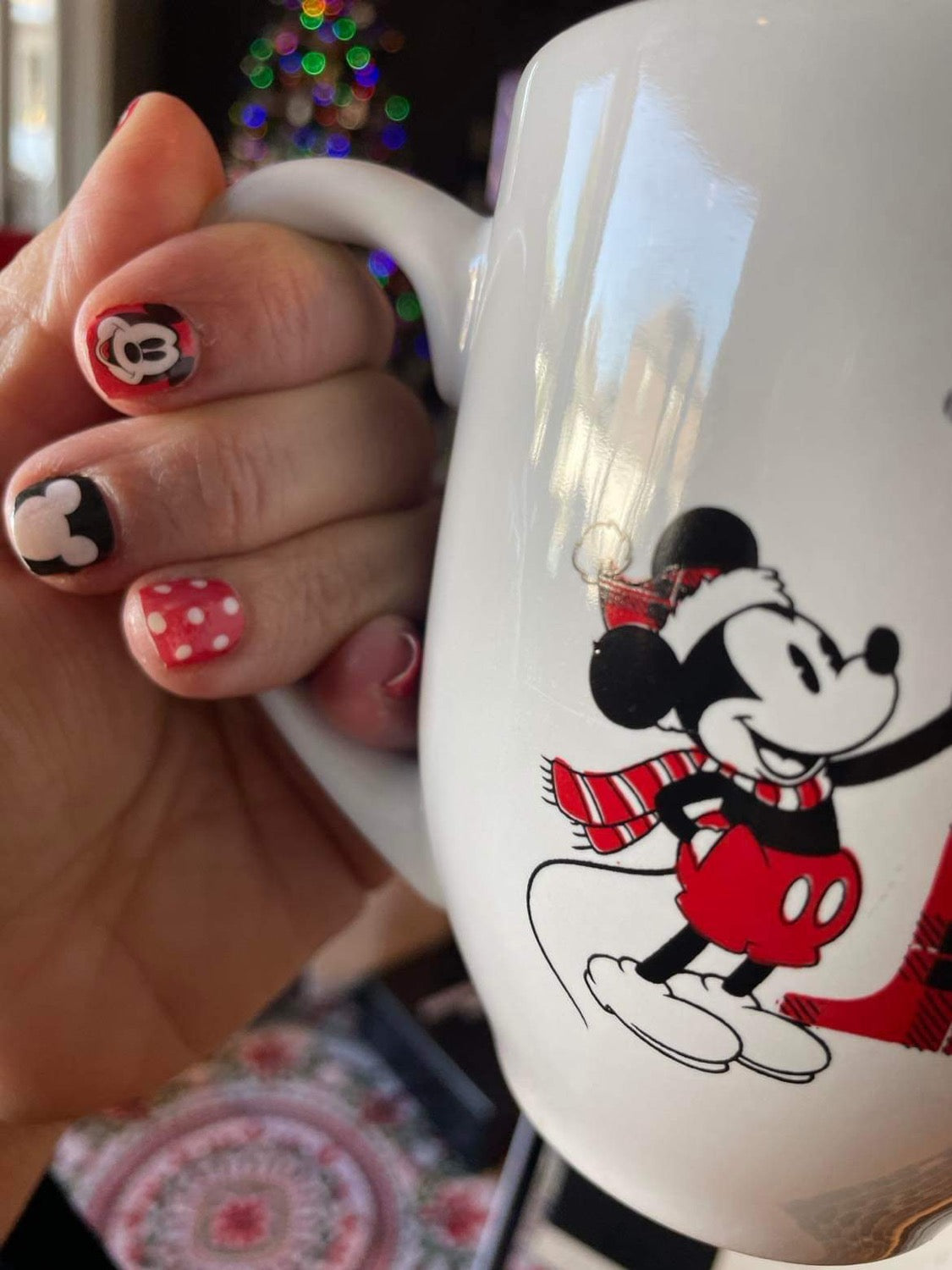 Mickey and Minnie Disney Nail polish strips / Nail Wraps / Nail Stickers