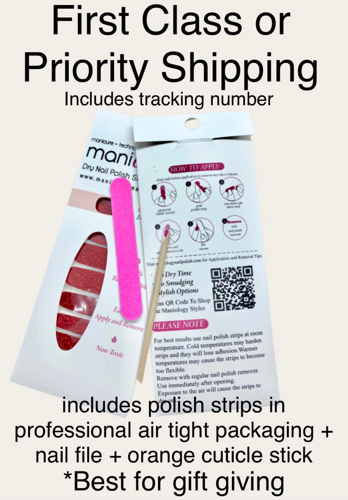 Plum Solid Finish, ManiCURE  Real Nail Polish Strips, Dry Nail Polish, Nail Wraps, Stickers, Long Lasting, Non Toxic - manicurenailpolish