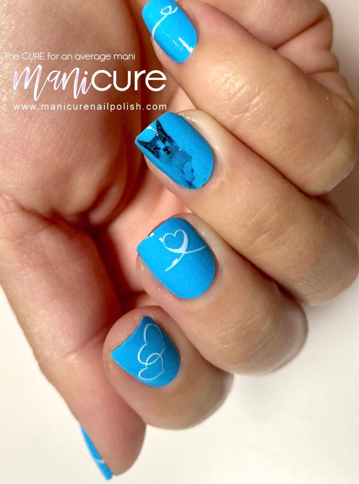 Custom Nail Decals, Your Image, Your idea, 25-40 Waterslide Nail Decals, ManiCURE  Real Nail Polish Strips, Wraps, Stickers, Long Lasting - manicurenailpolish
