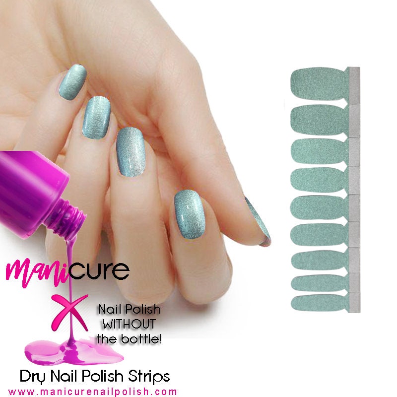 TIERPOP Full Nail Wraps Nail Polish Stickers Semi Cured Gel Nail Polish  Strips Glitter - Walmart.com
