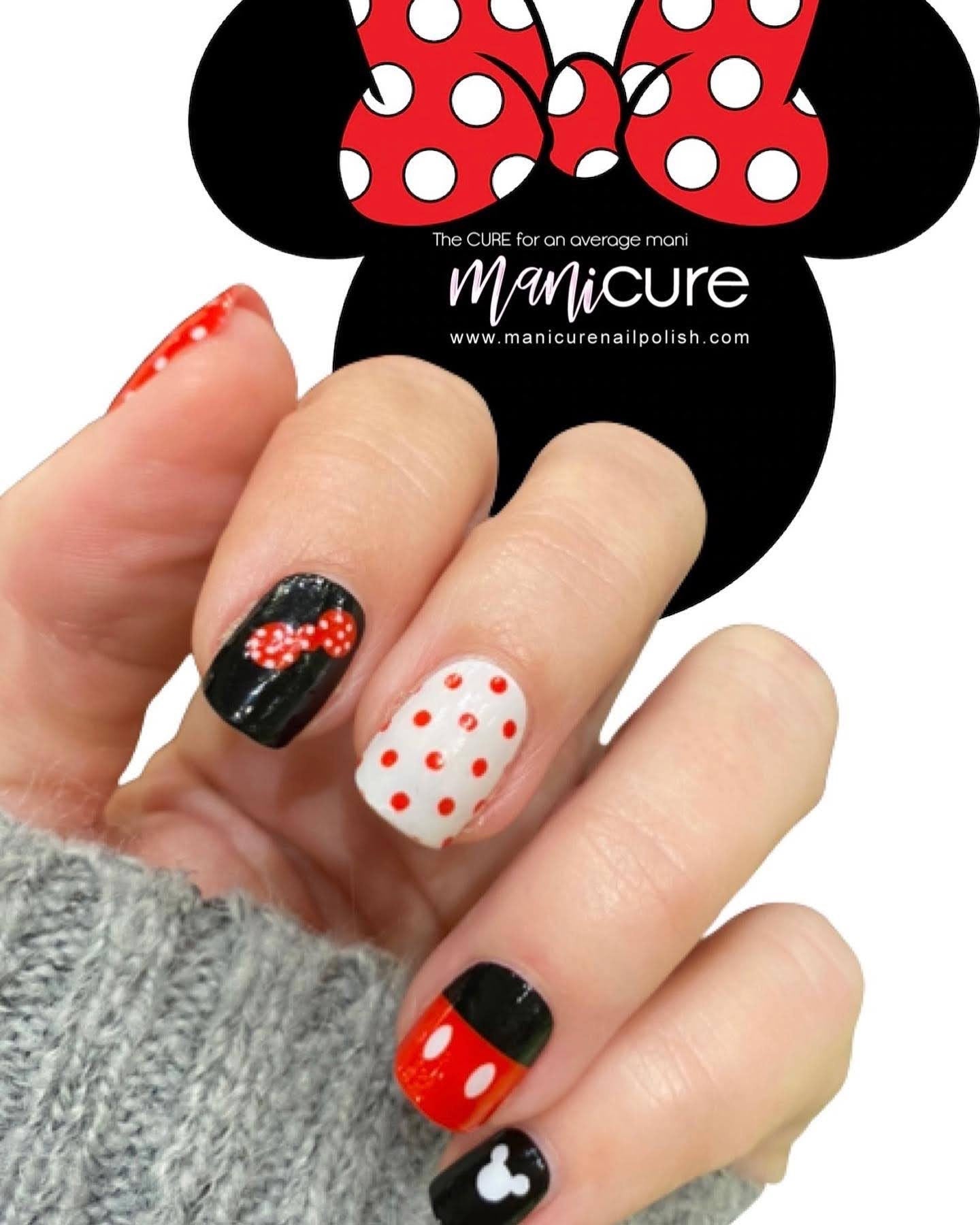 Minnie & Mickey Nail Stickers / Disney Nail Stickers / Nail